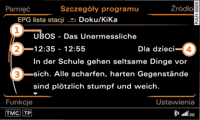 EPG-informacje o programach